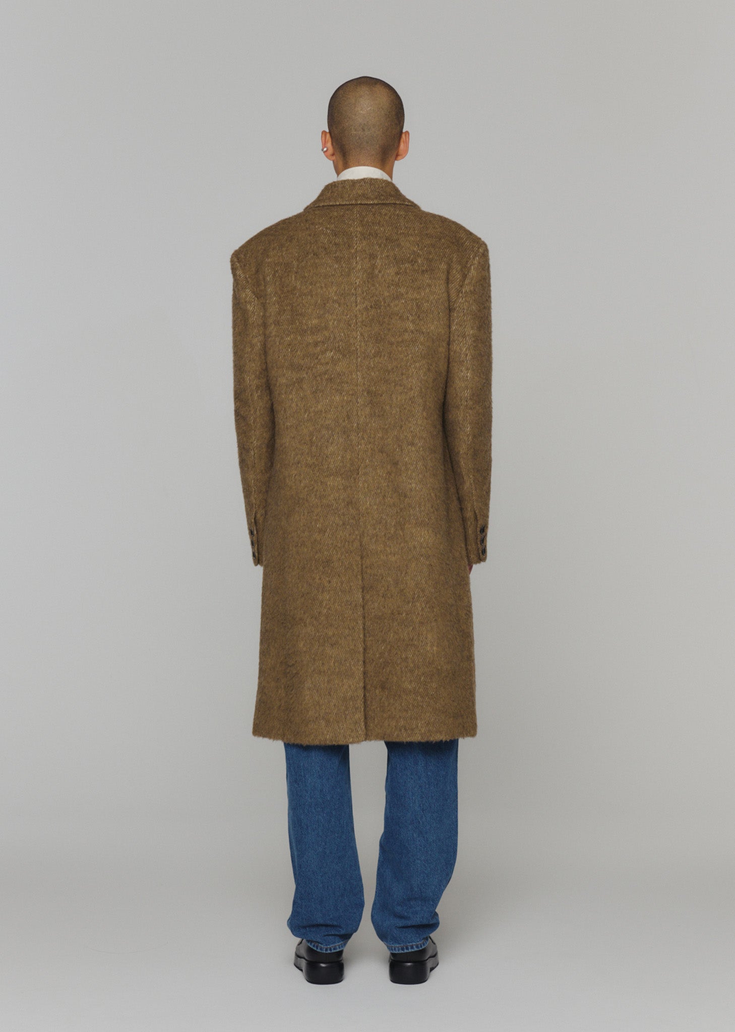 HAIRY LONG COAT (2 COLORS)