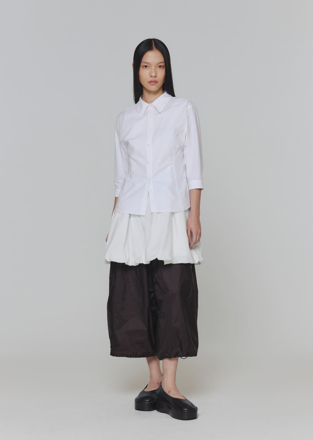 half sleeve shirts, white