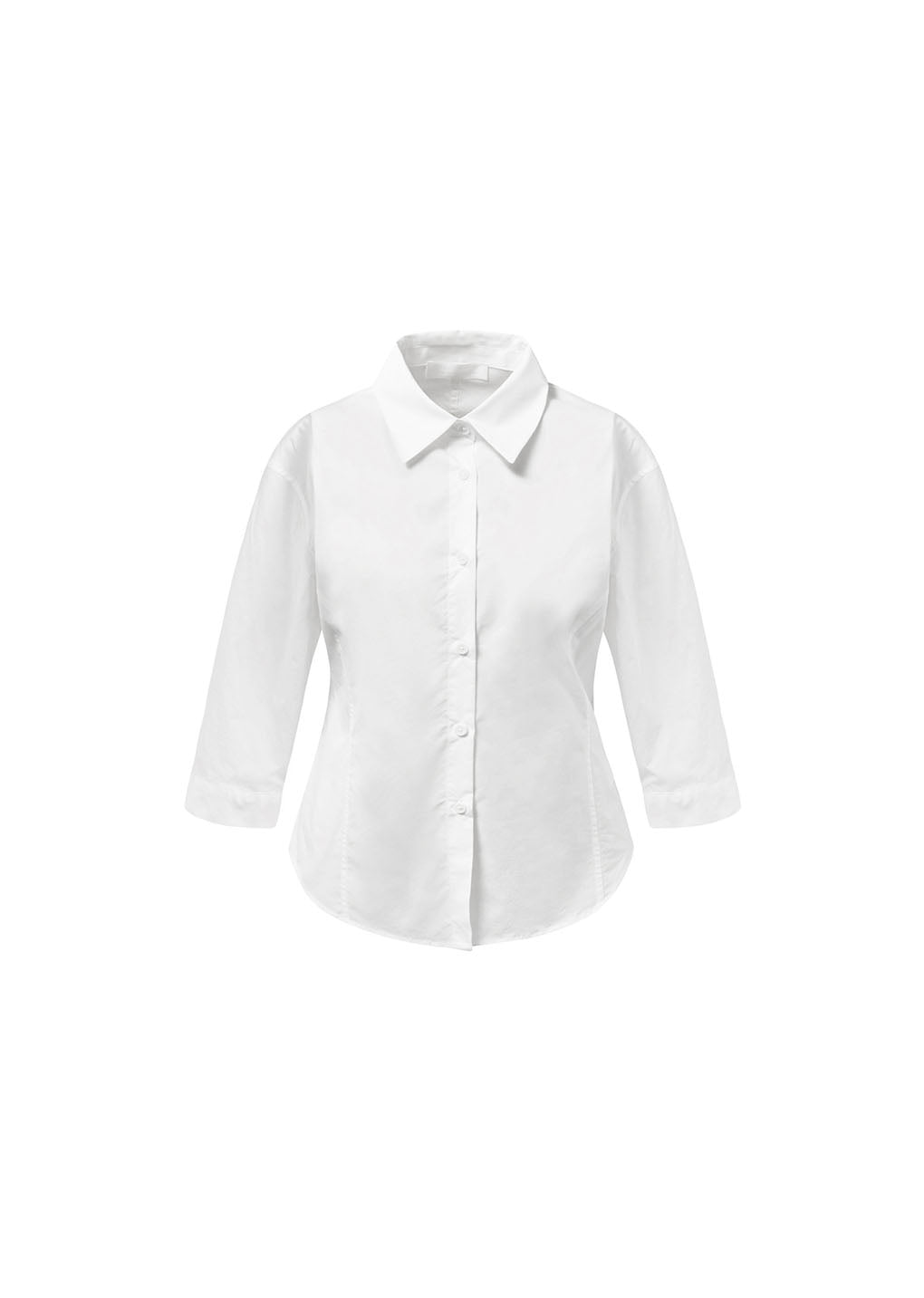 half sleeve shirts, white