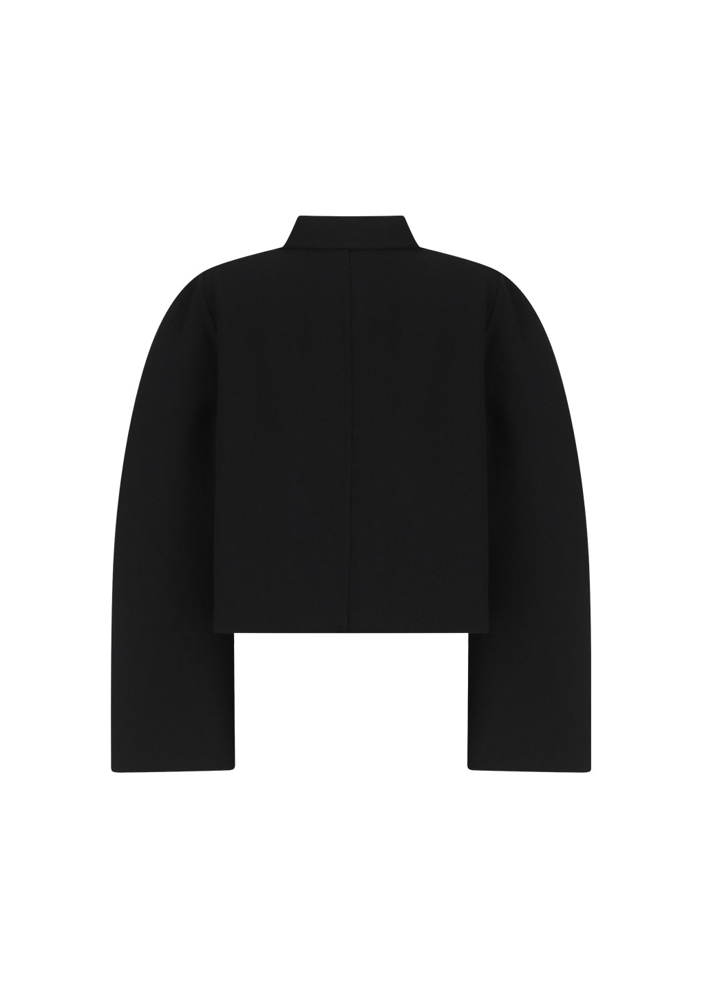 handmade raglan crop jacket, black