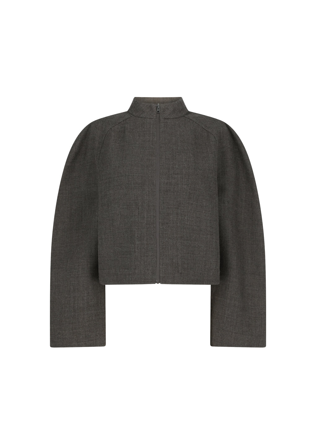 handmade raglan crop jacket, brown