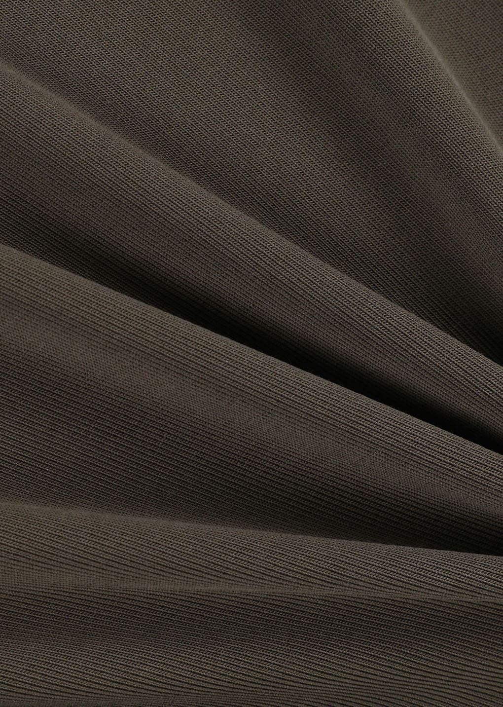 jersey hooded jumper, brown