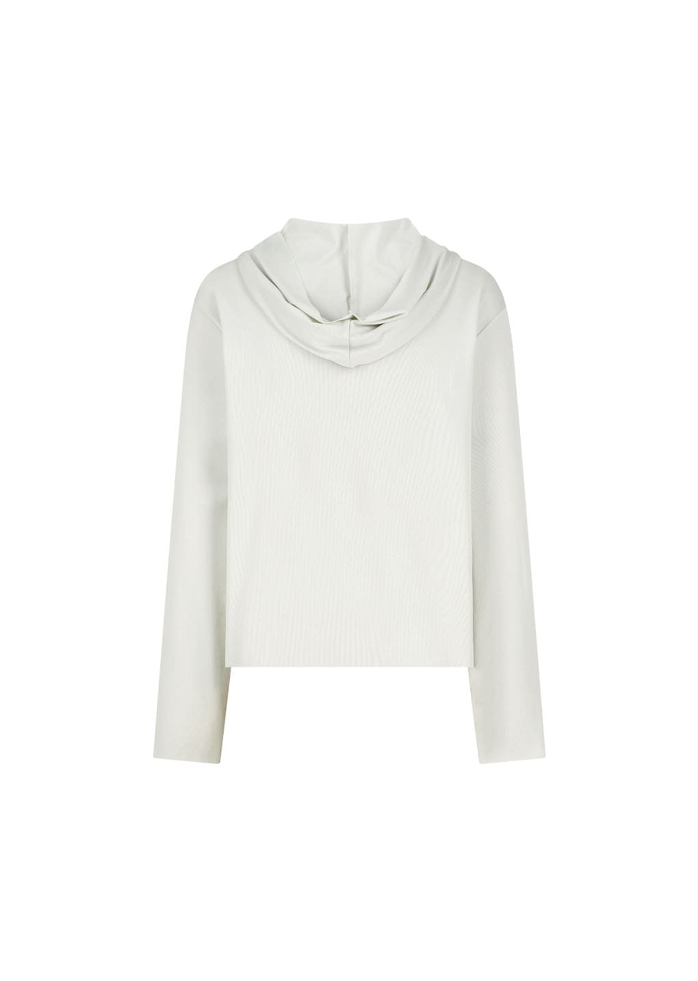 jersey hooded jumper, ivory hover