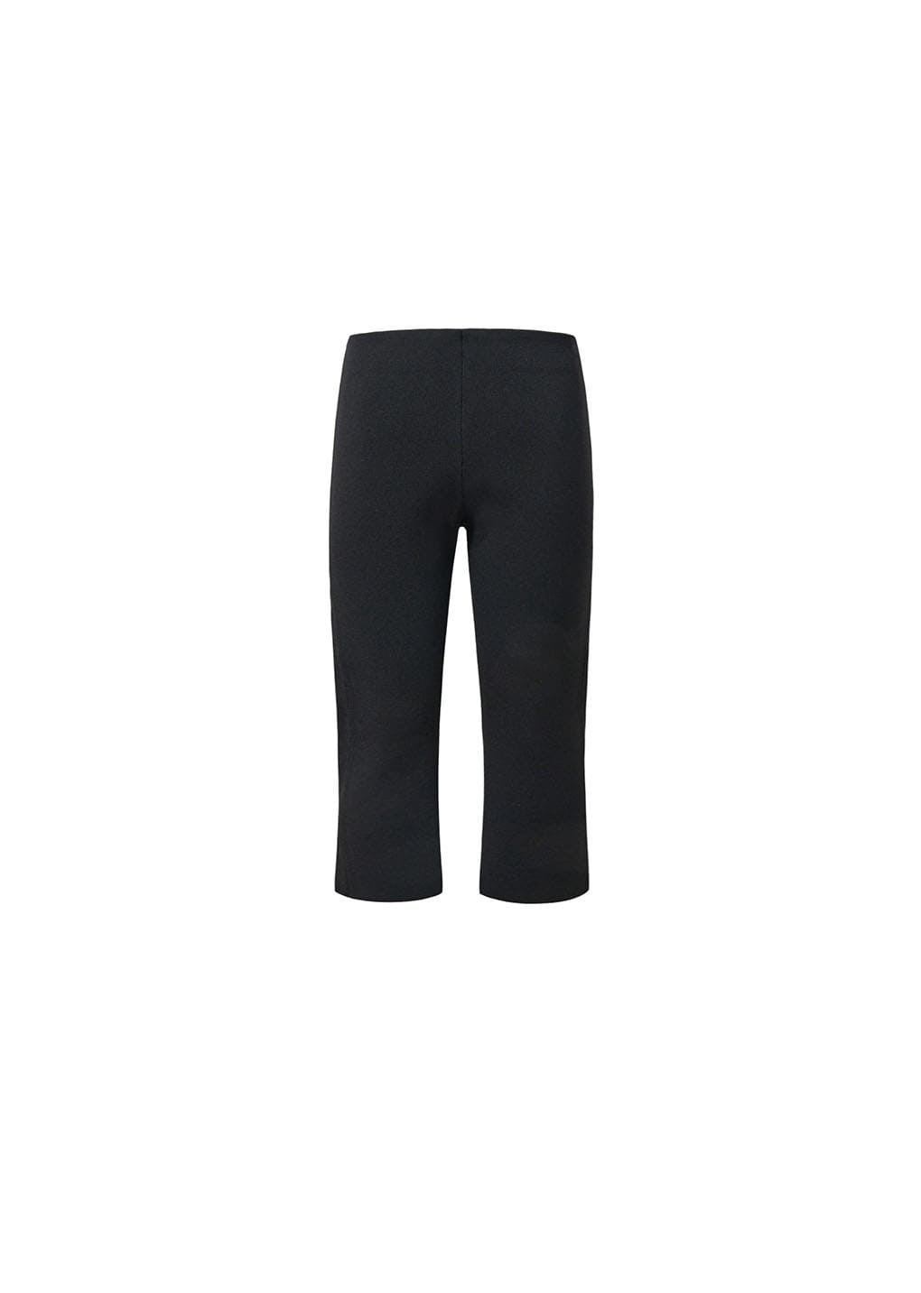 knit capri pants, black