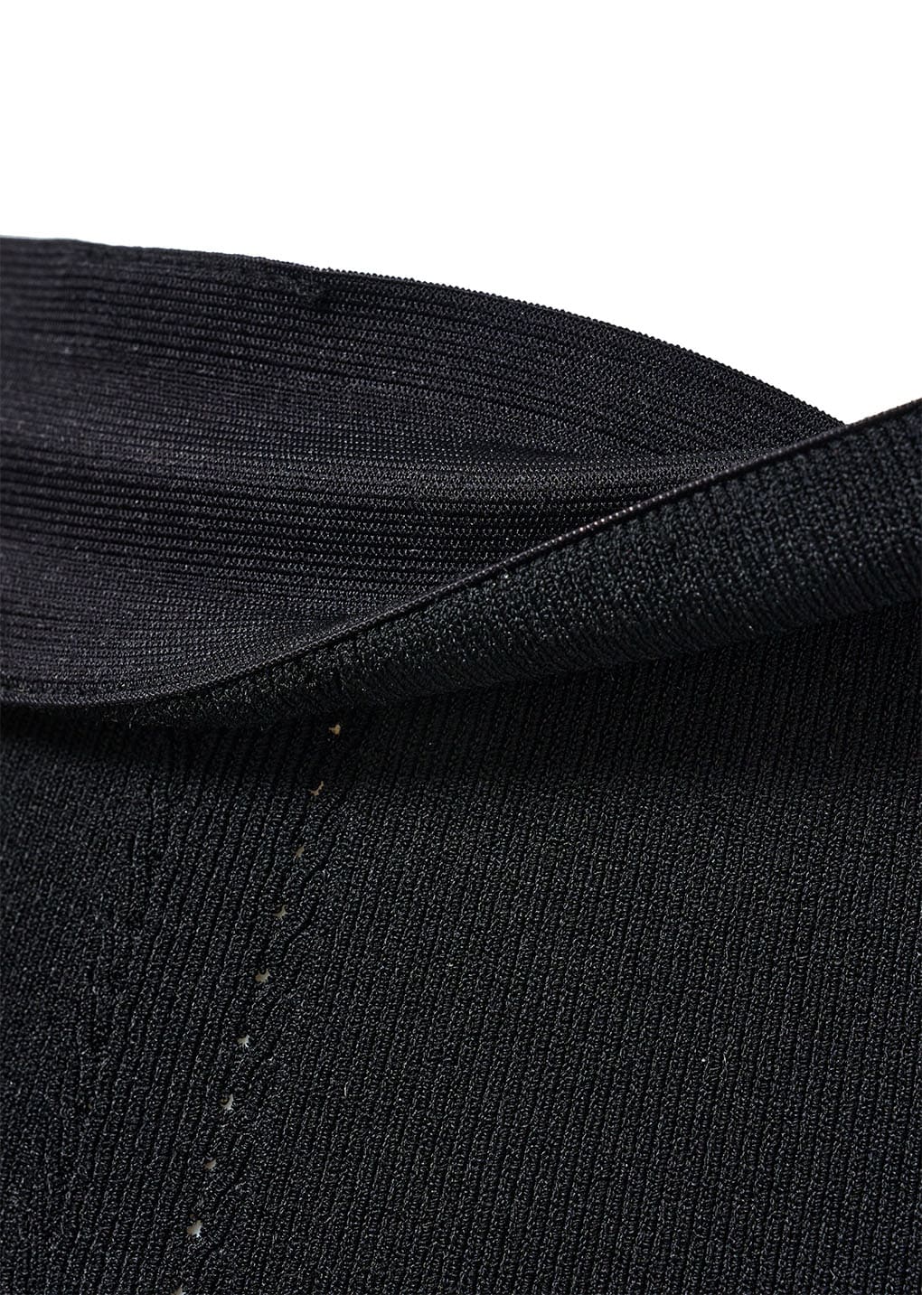 knit capri pants, black