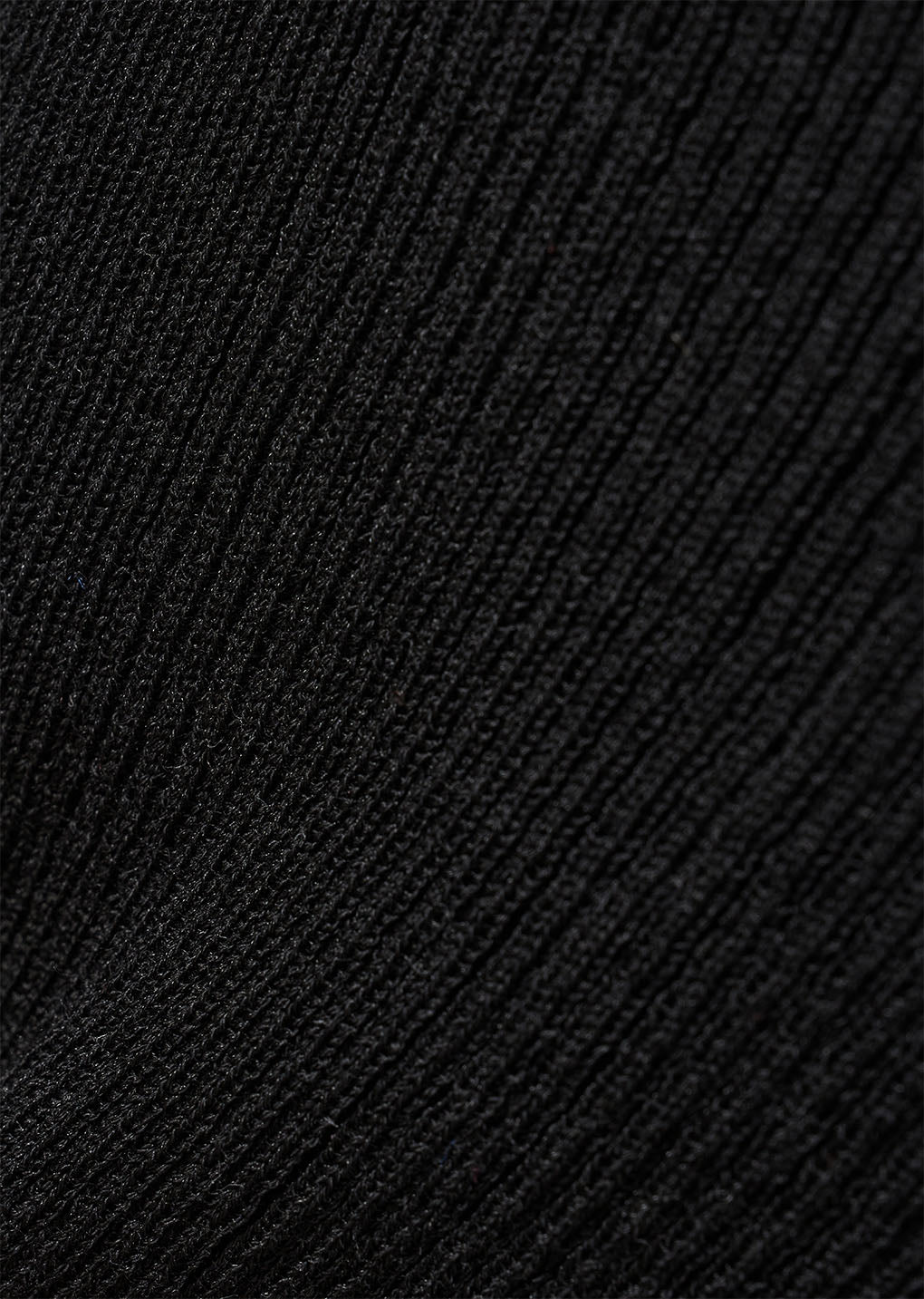 knit sleeveless top, black
