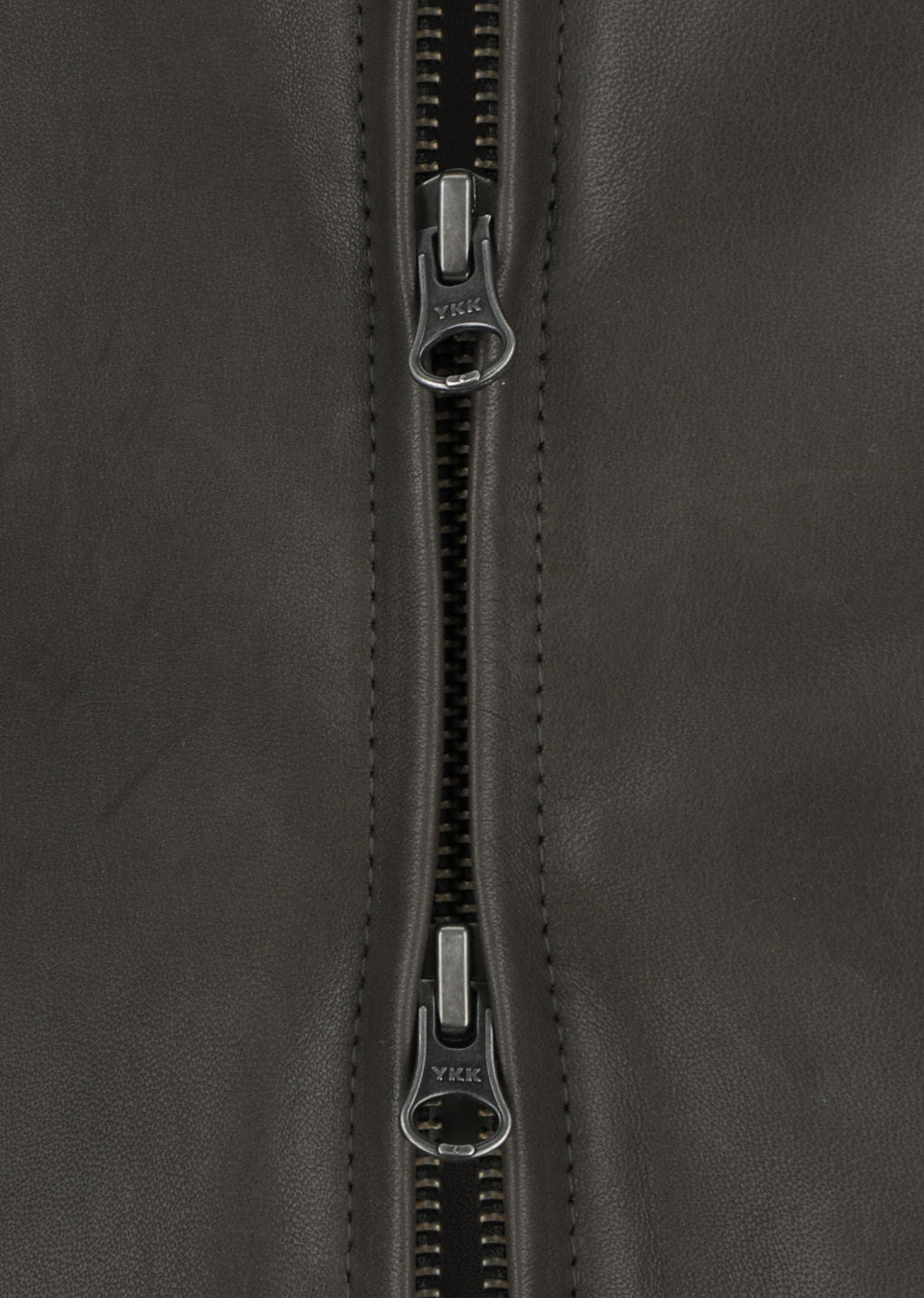 lambskin leather blouson, brown