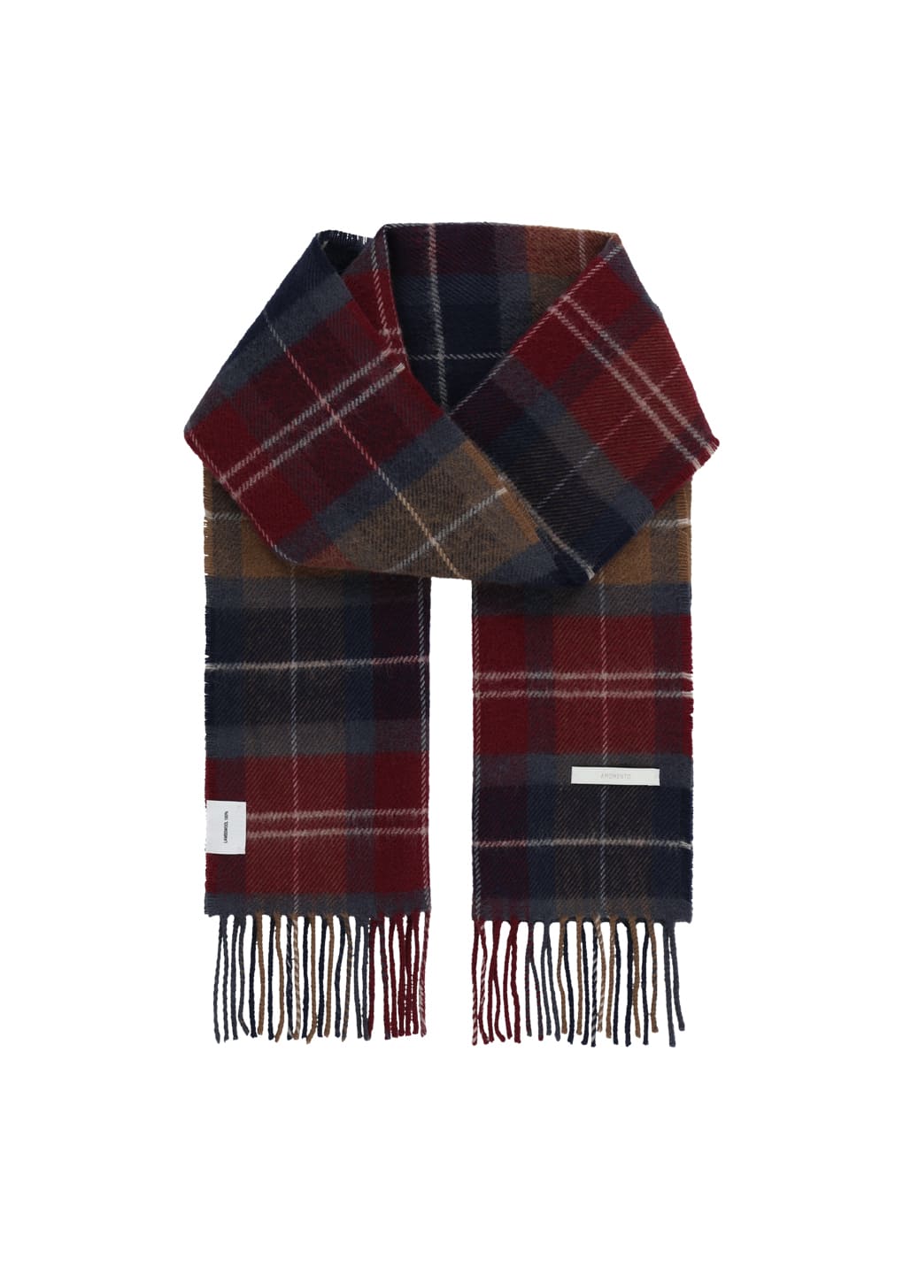[PRE-ORDER] lambswool check scarf, mix