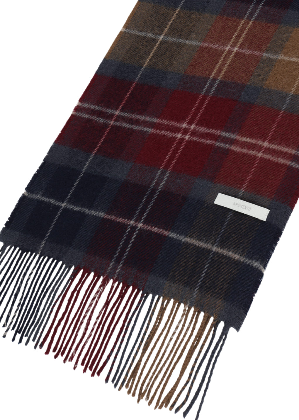[PRE-ORDER] lambswool check scarf, mix