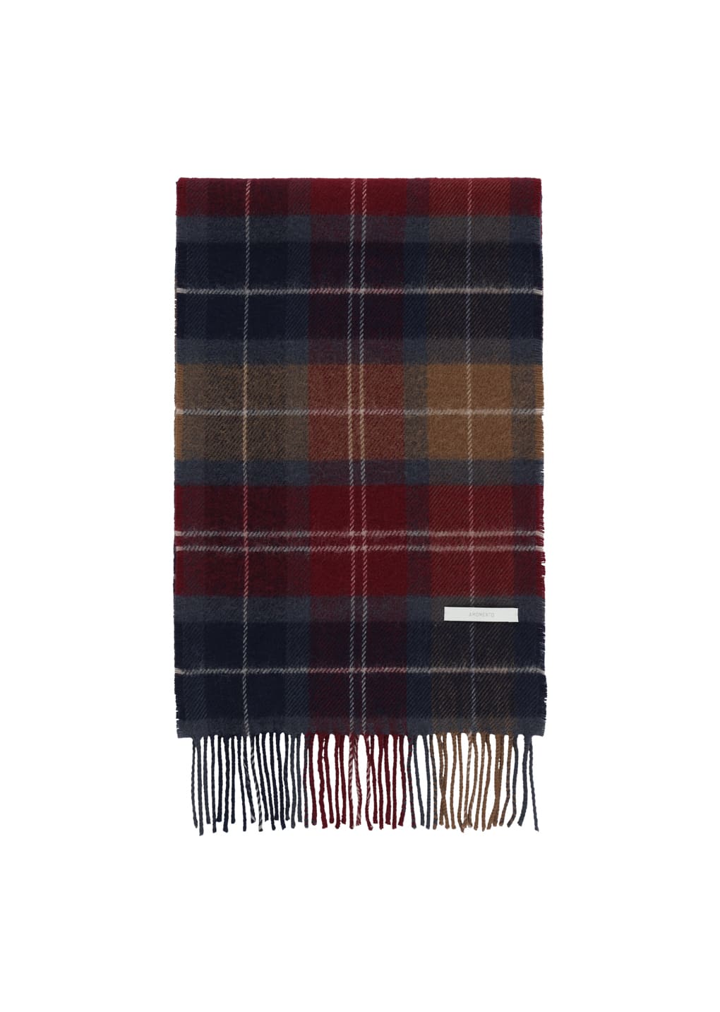 [PRE-ORDER] lambswool check scarf, mix