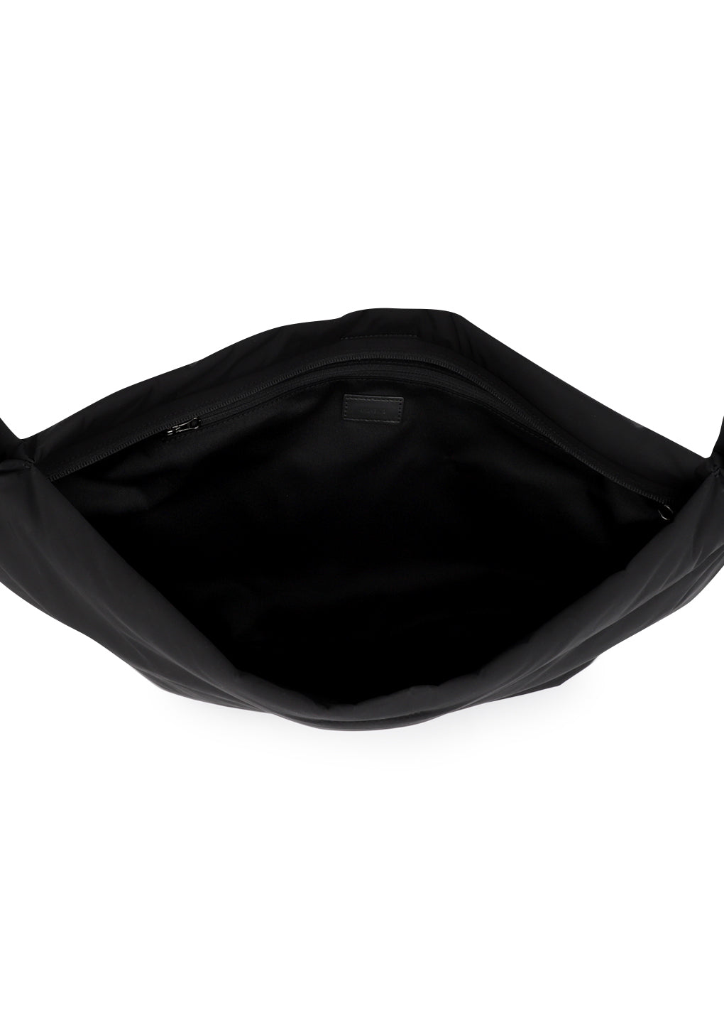 large padded bag, black