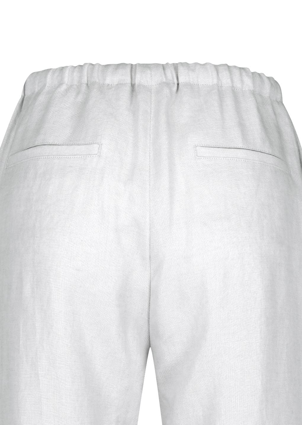 linen banding pants, light grey