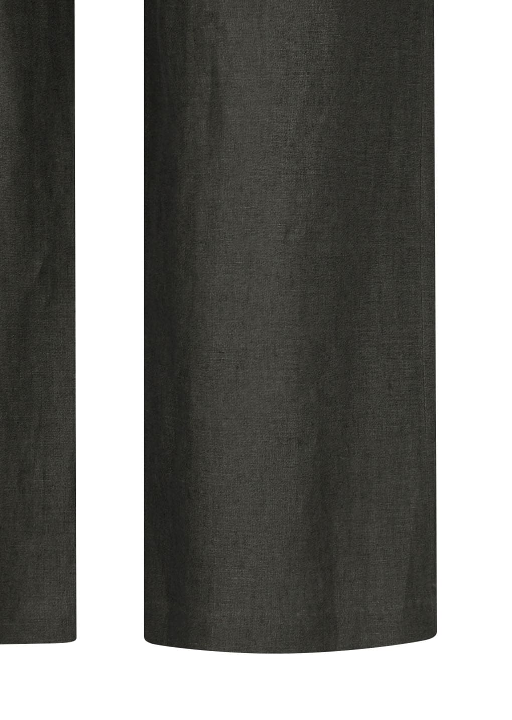 linen banding pants, khaki grey