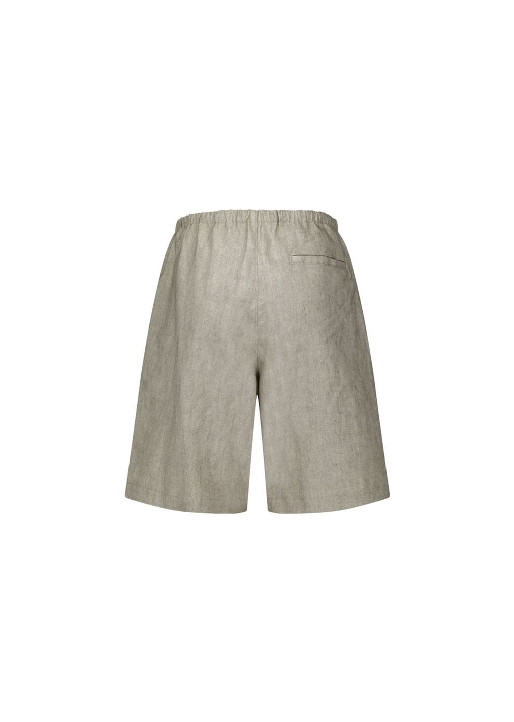 linen drawstring shorts, beige