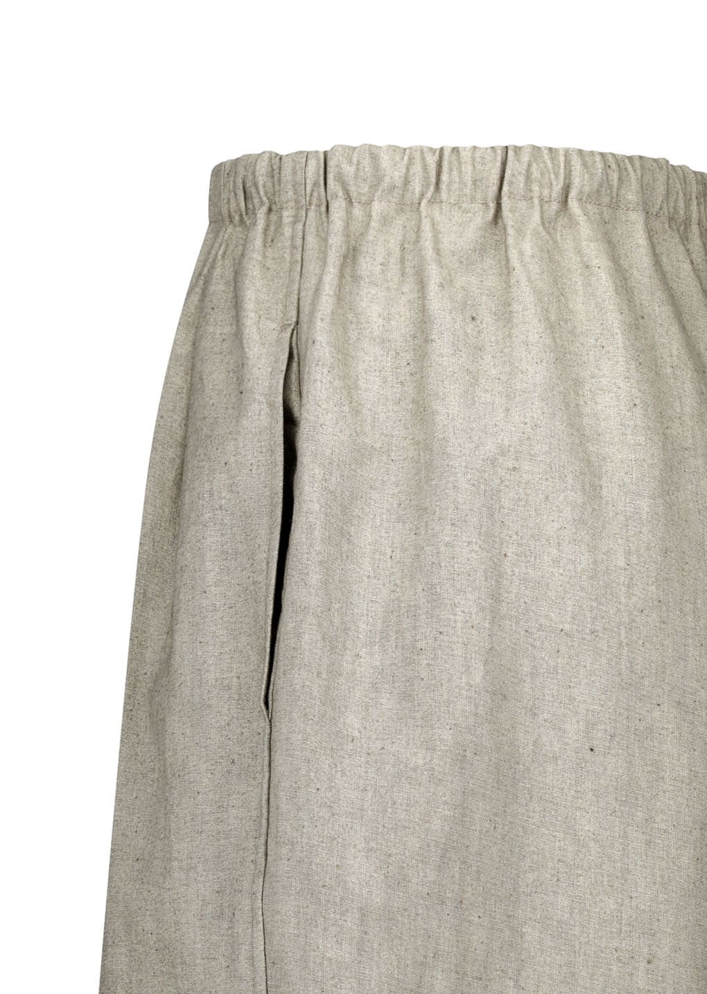 linen drawstring shorts, beige
