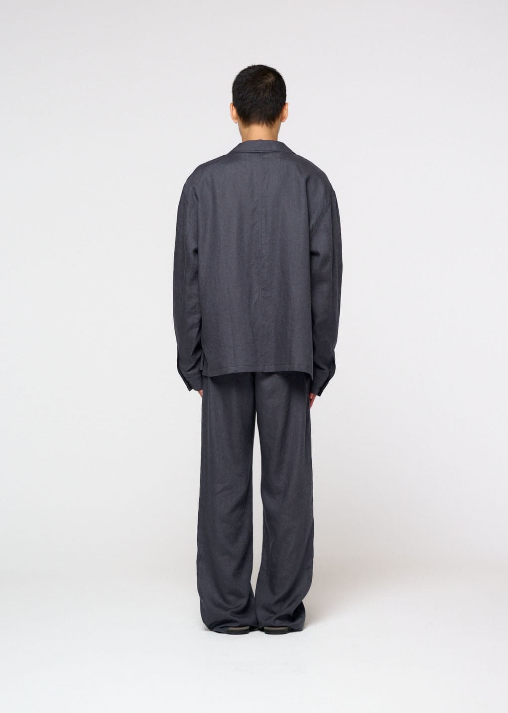 linen pocket jacket, blue