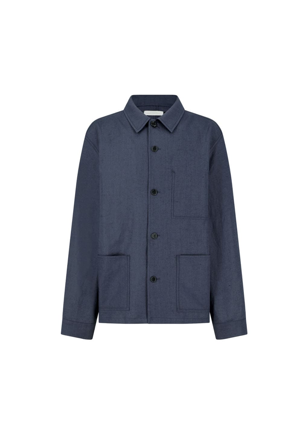 linen pocket jacket, blue