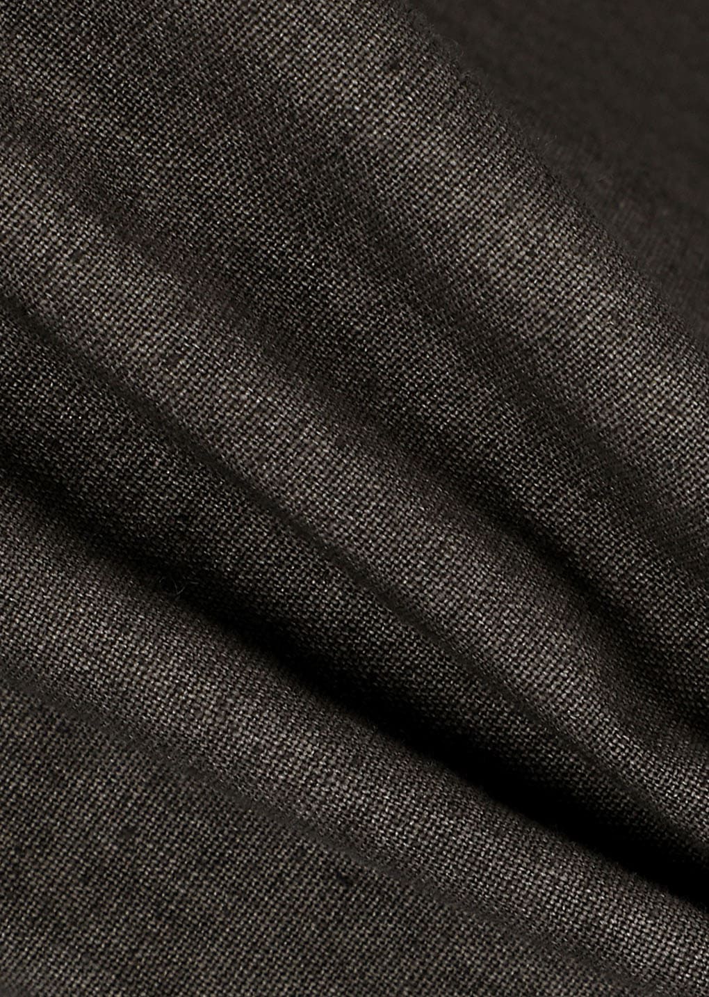 linen straight pants, brown