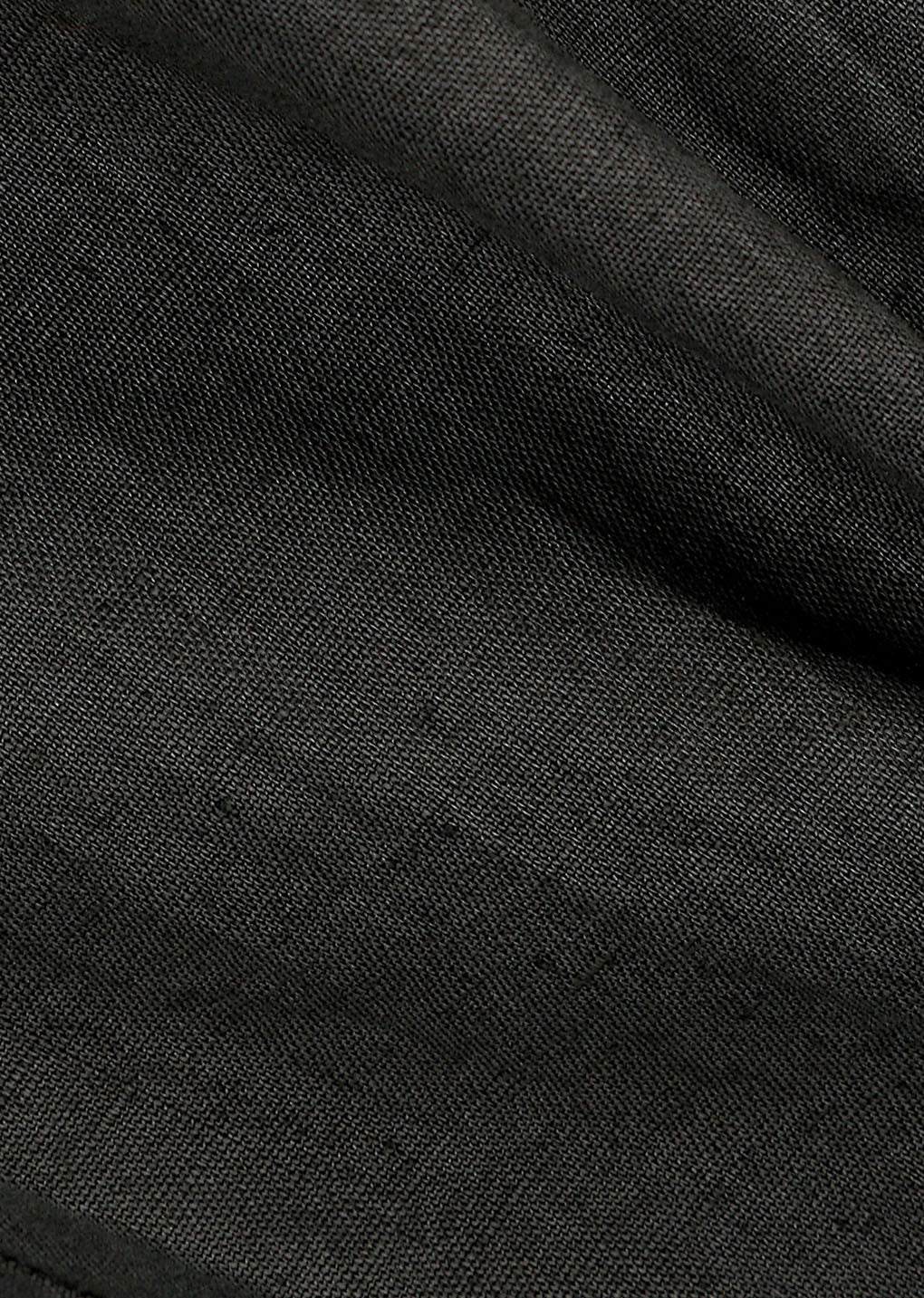 linen two tuck wide pants, khaki grey