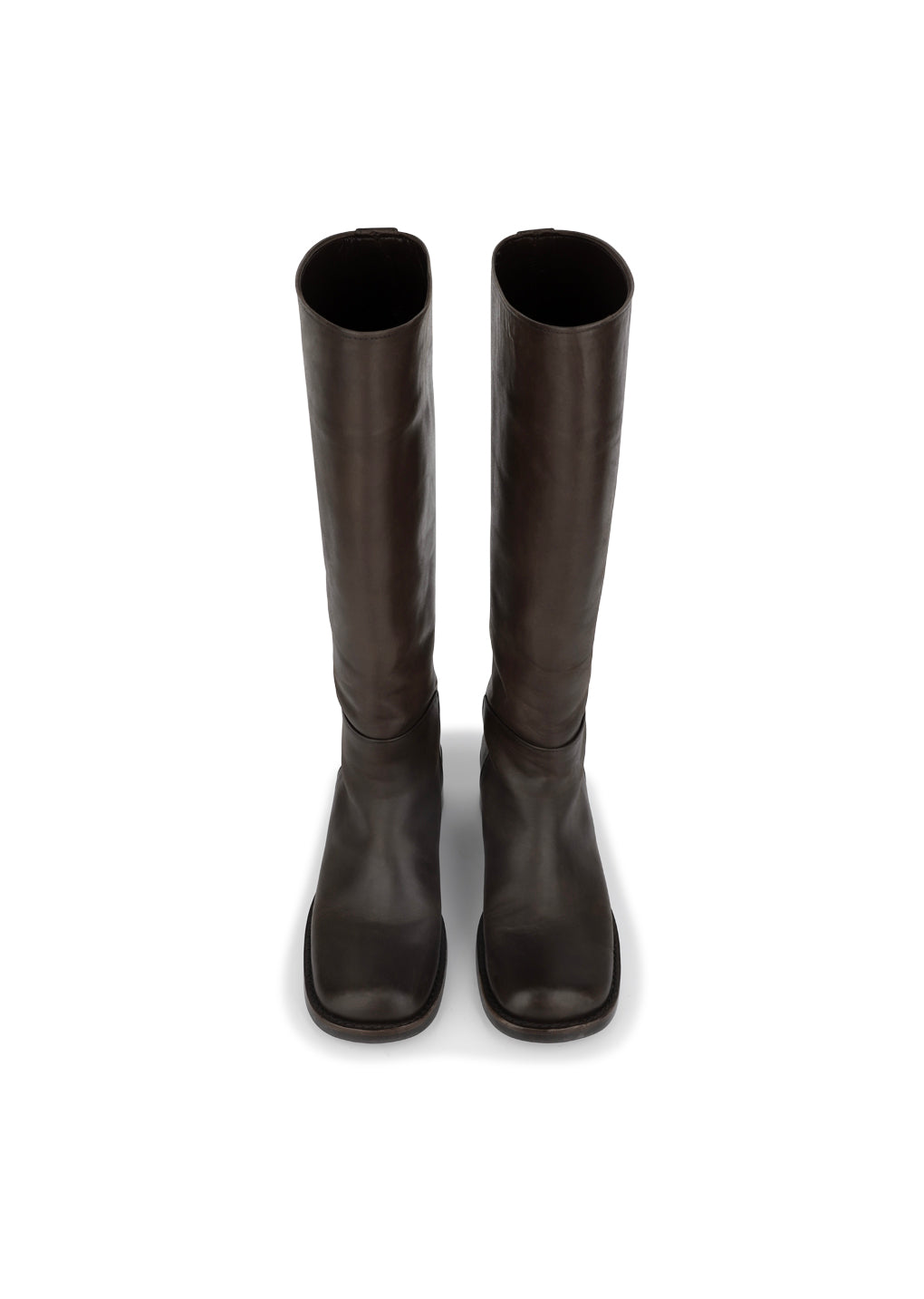 long boots, brown hover