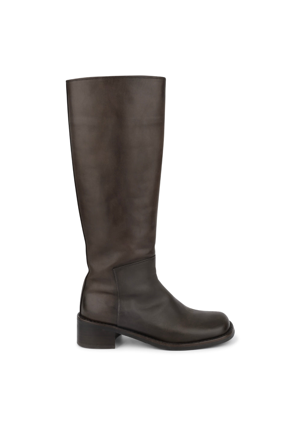 long boots, brown