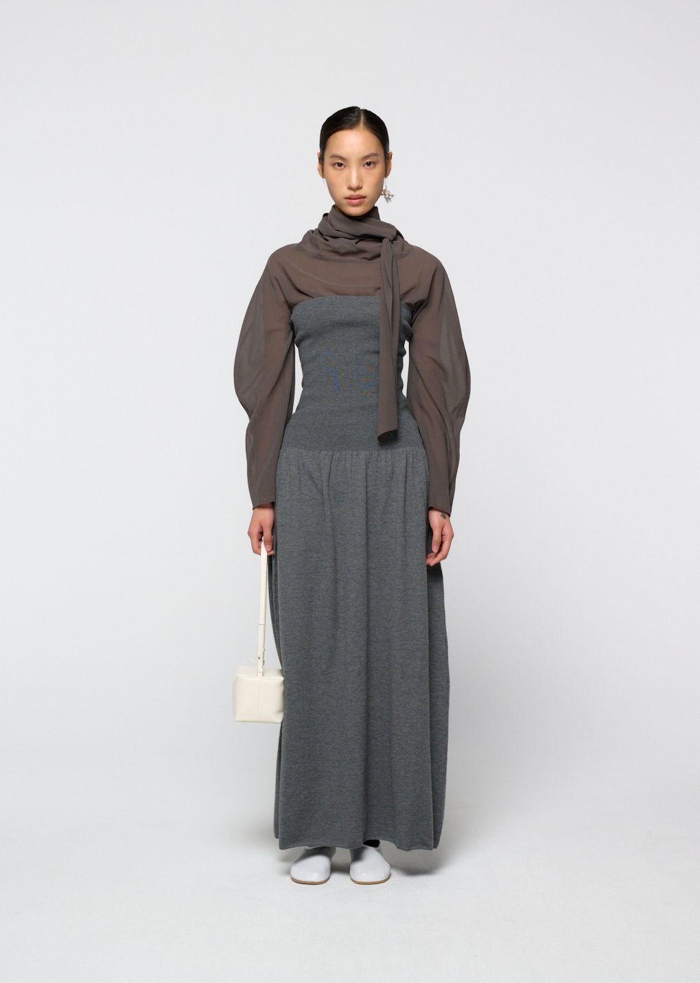 lambskin slip on loafer, white hover