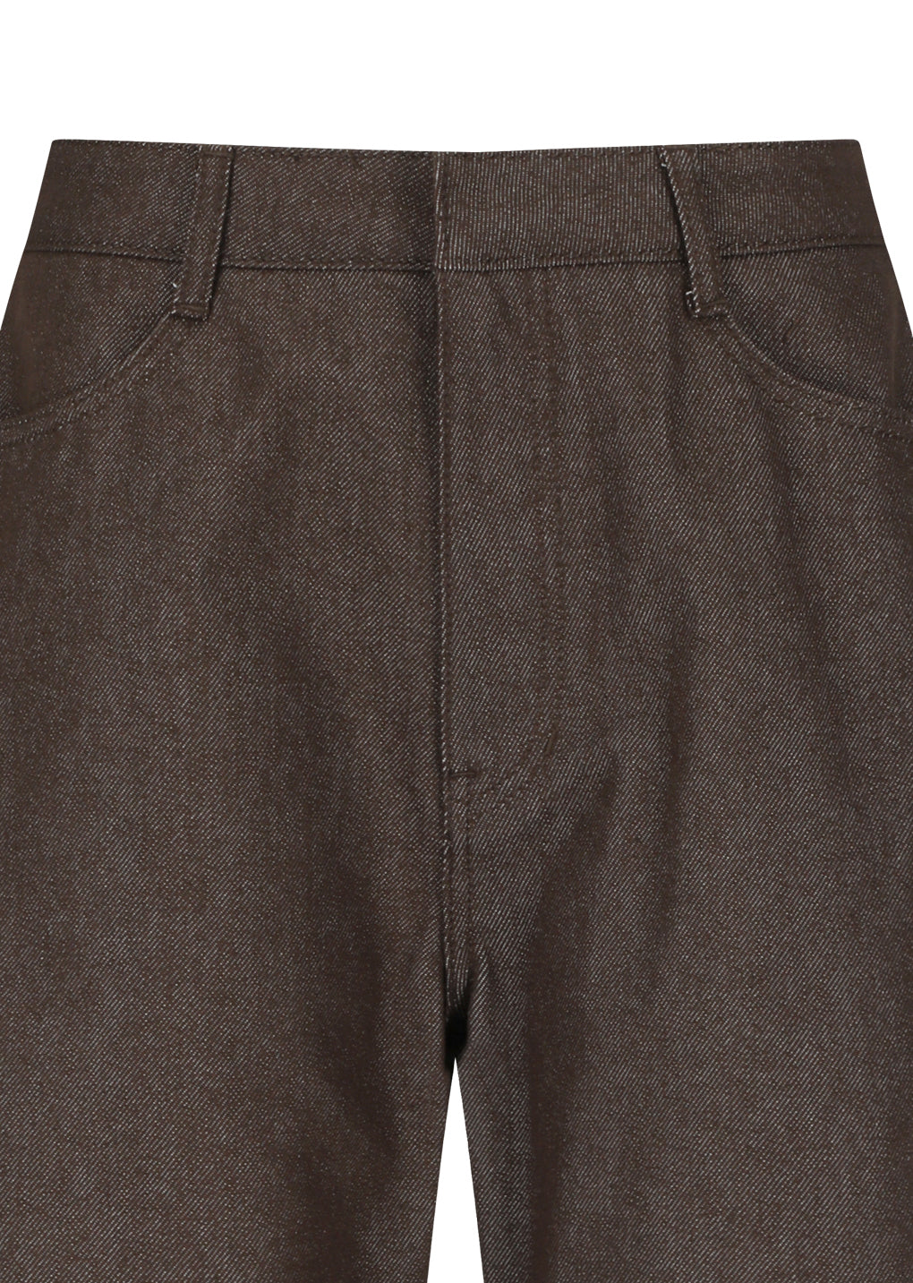 mens color indigo denim, brown