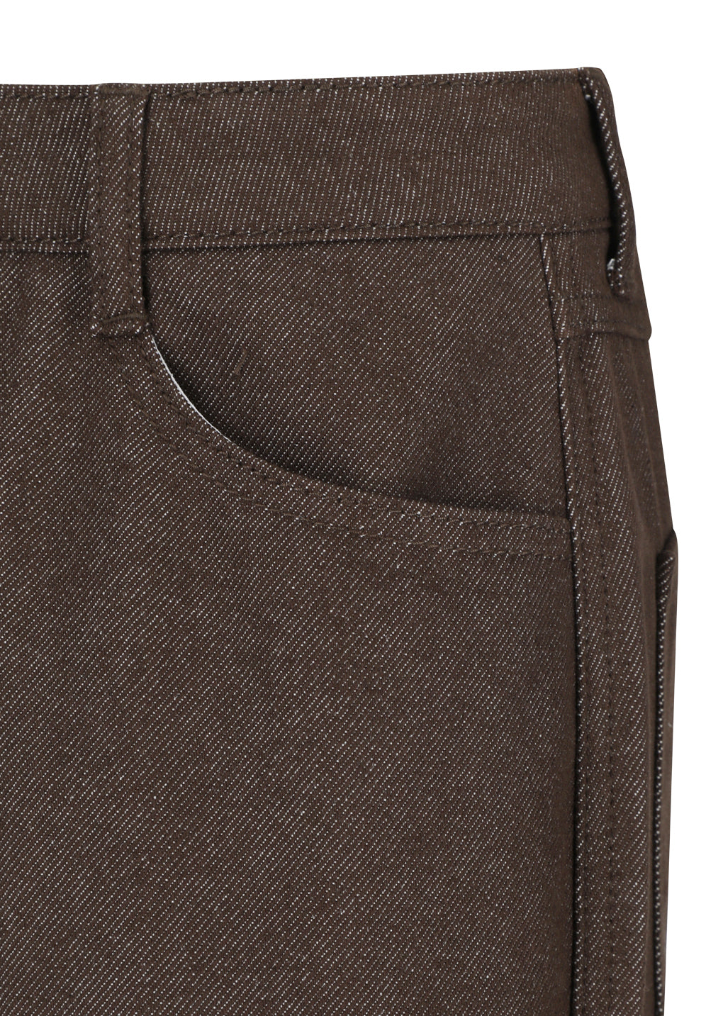 mens color indigo denim, brown