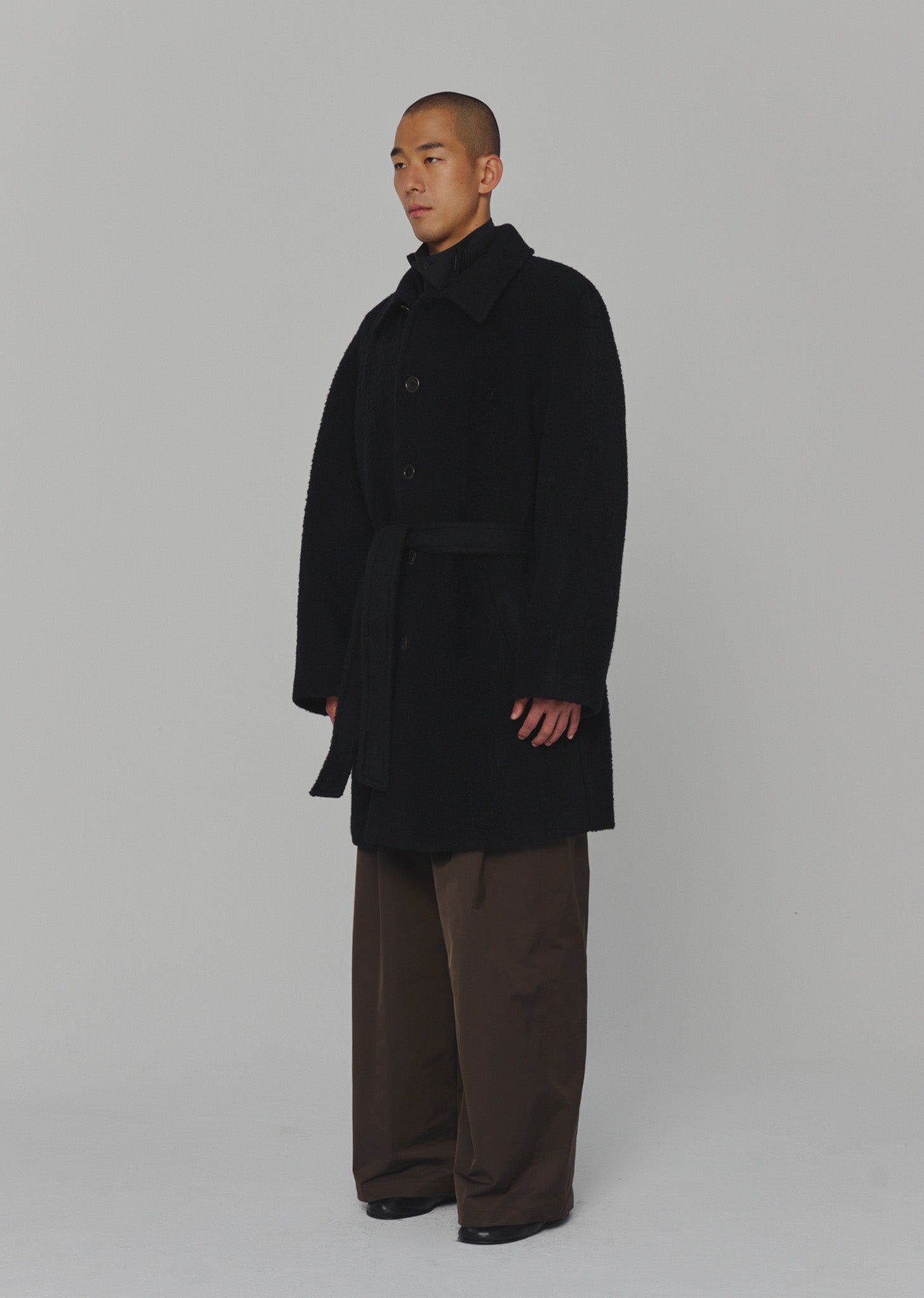 MENS ALPACA RAGLAN COAT (2 COLORS) – AMOMENTO JP