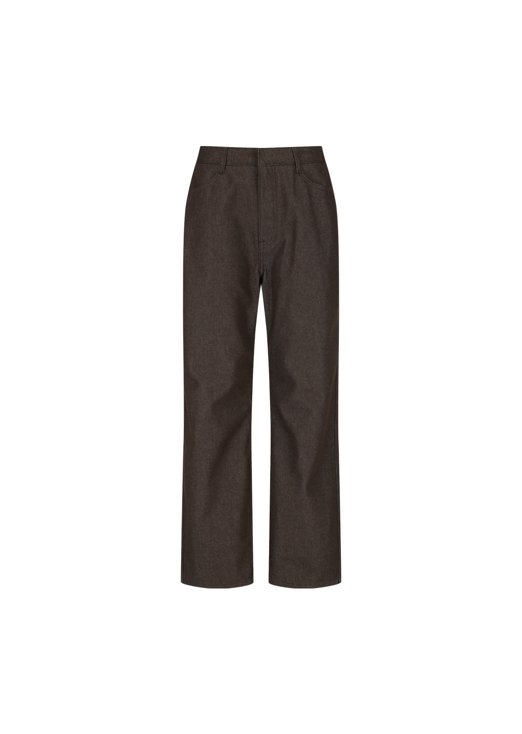 mens color indigo denim, brown