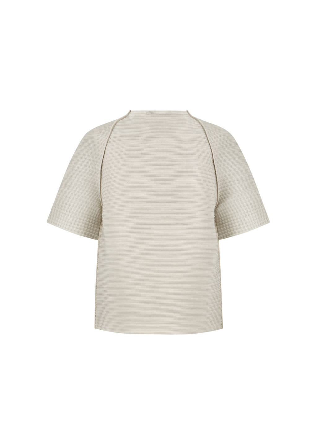men's pleats raglan top, beige hover