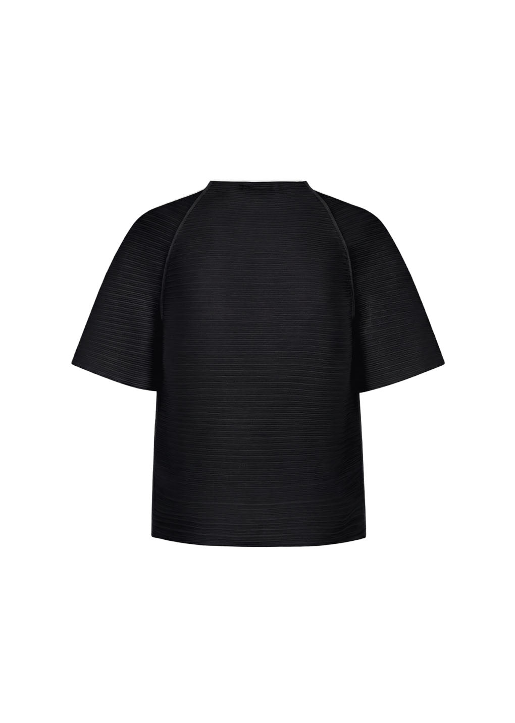 men's pleats raglan top, black hover