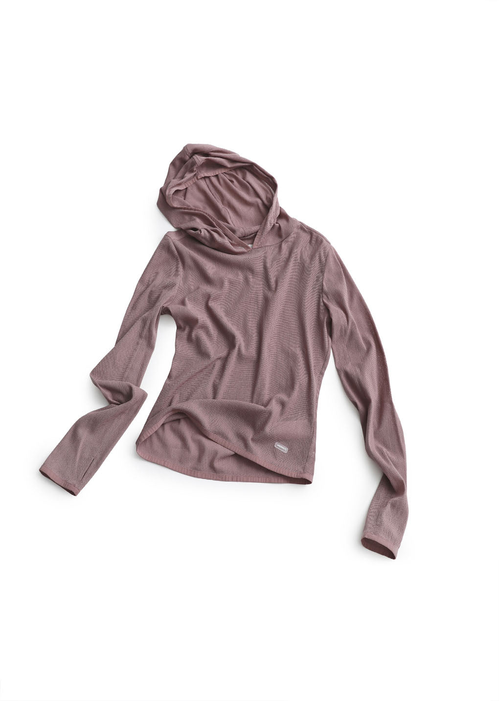mesh hooded top, pink