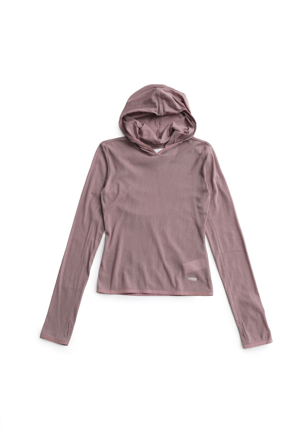 mesh hooded top, pink hover
