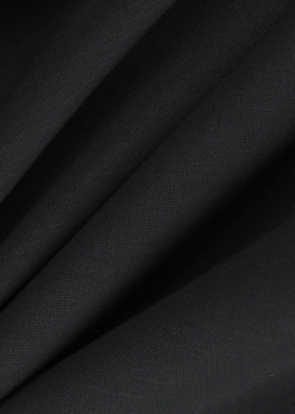 mock neck two way blouse, black