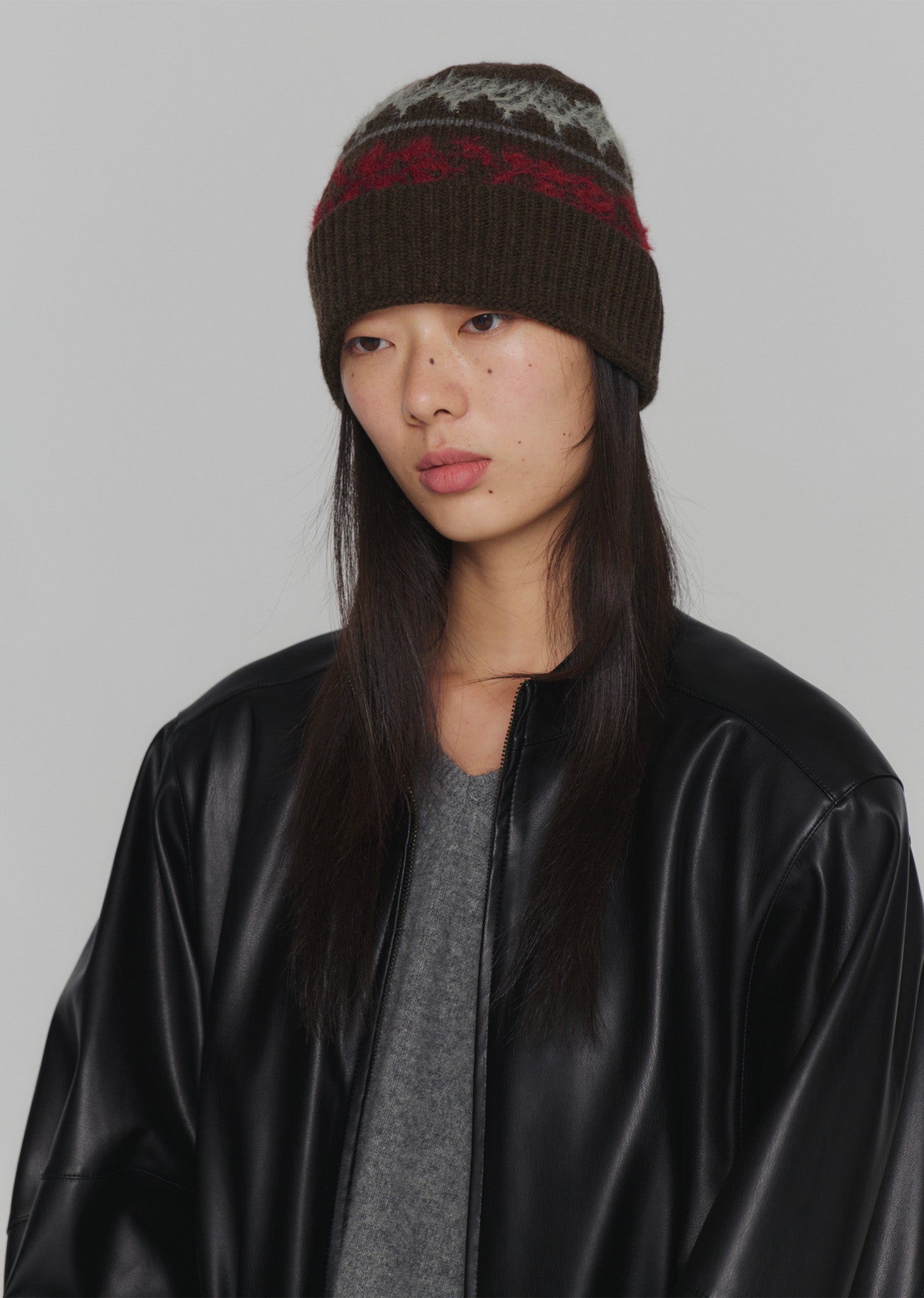 MOTIVE JACQUARD BEANIE