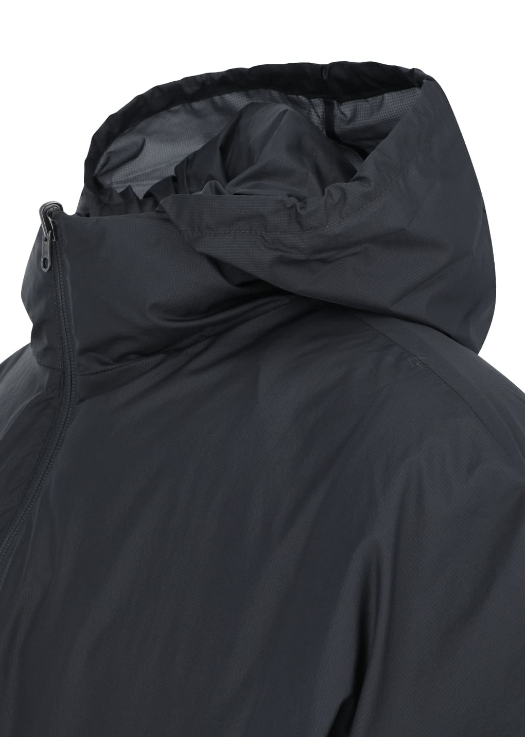 [PRE-ORDER] nylon reversible goose down puffer, charcoal