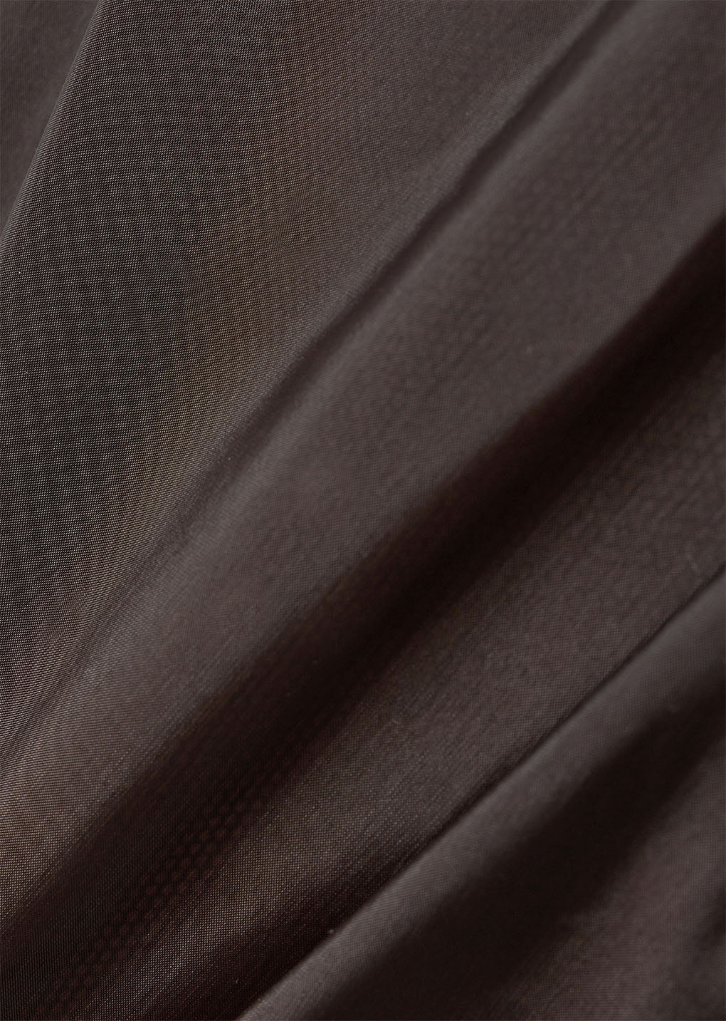 nylon shirring pants, dark brown