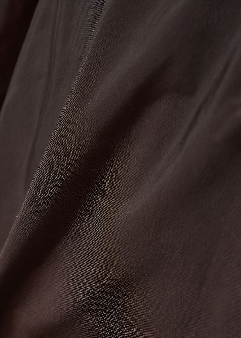 nylon shirring shorts, dark brown