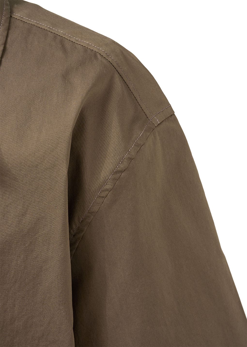 open collar half shirts, brown