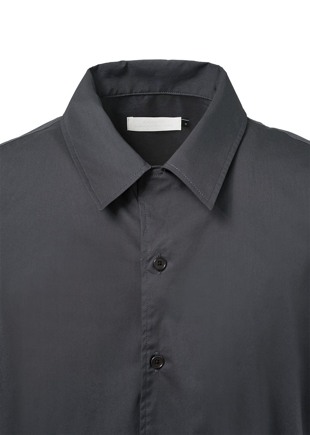 open collar half shirts, charcoal