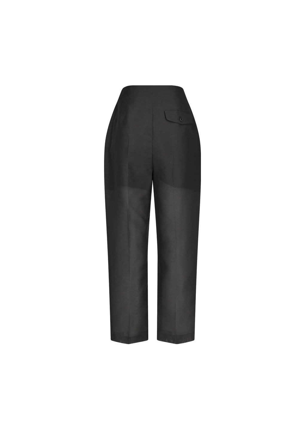organza structure pants, charcoal hover