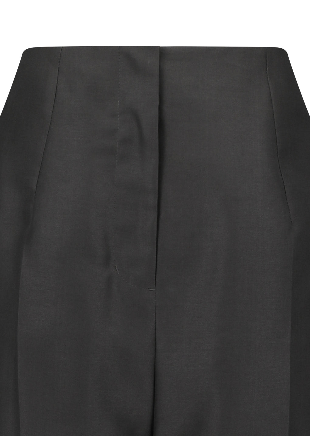 organza structure pants, charcoal