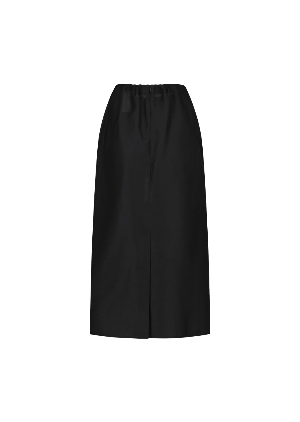 organza layered skirt, black hover