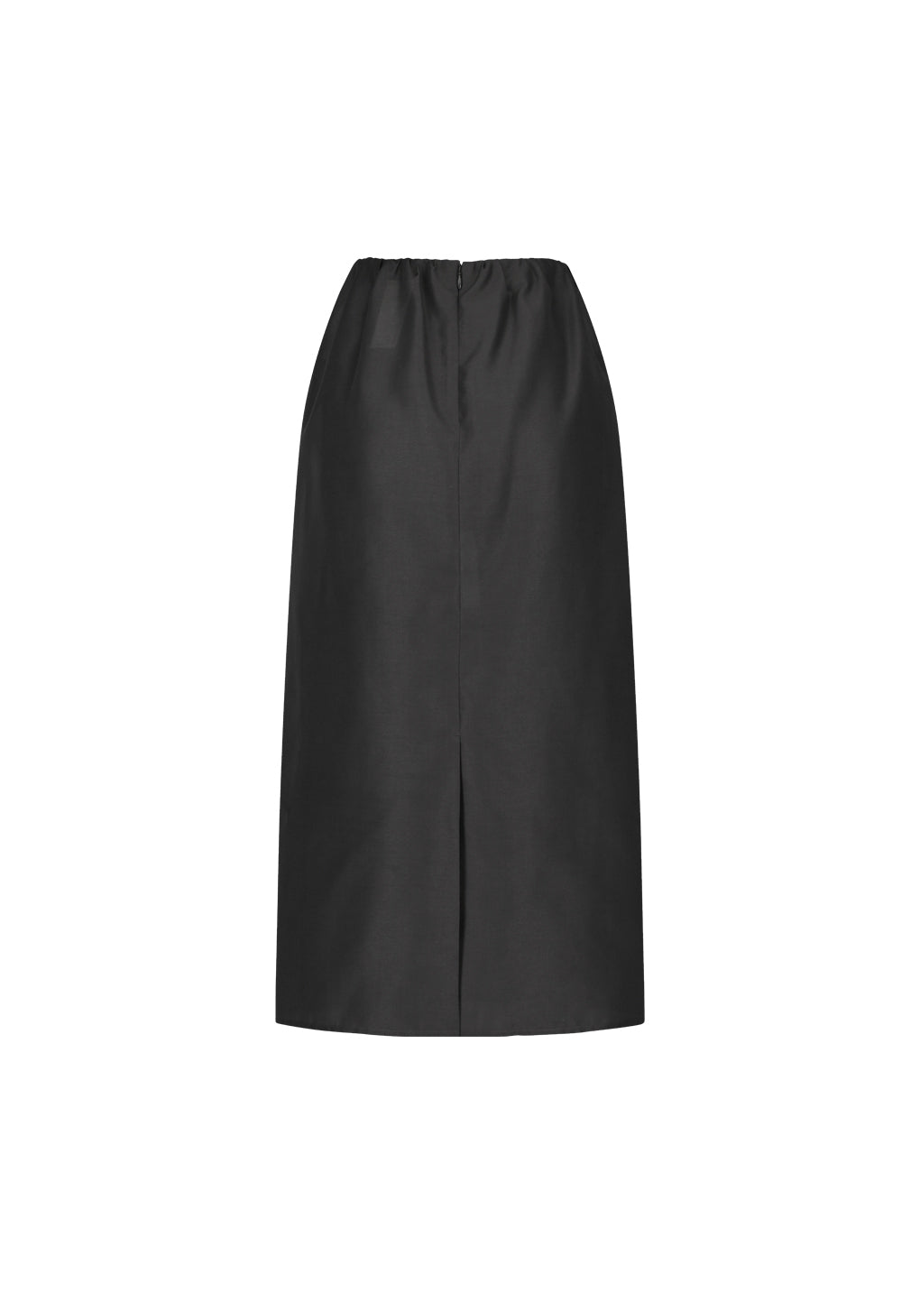 organza layered skirt, charcoal