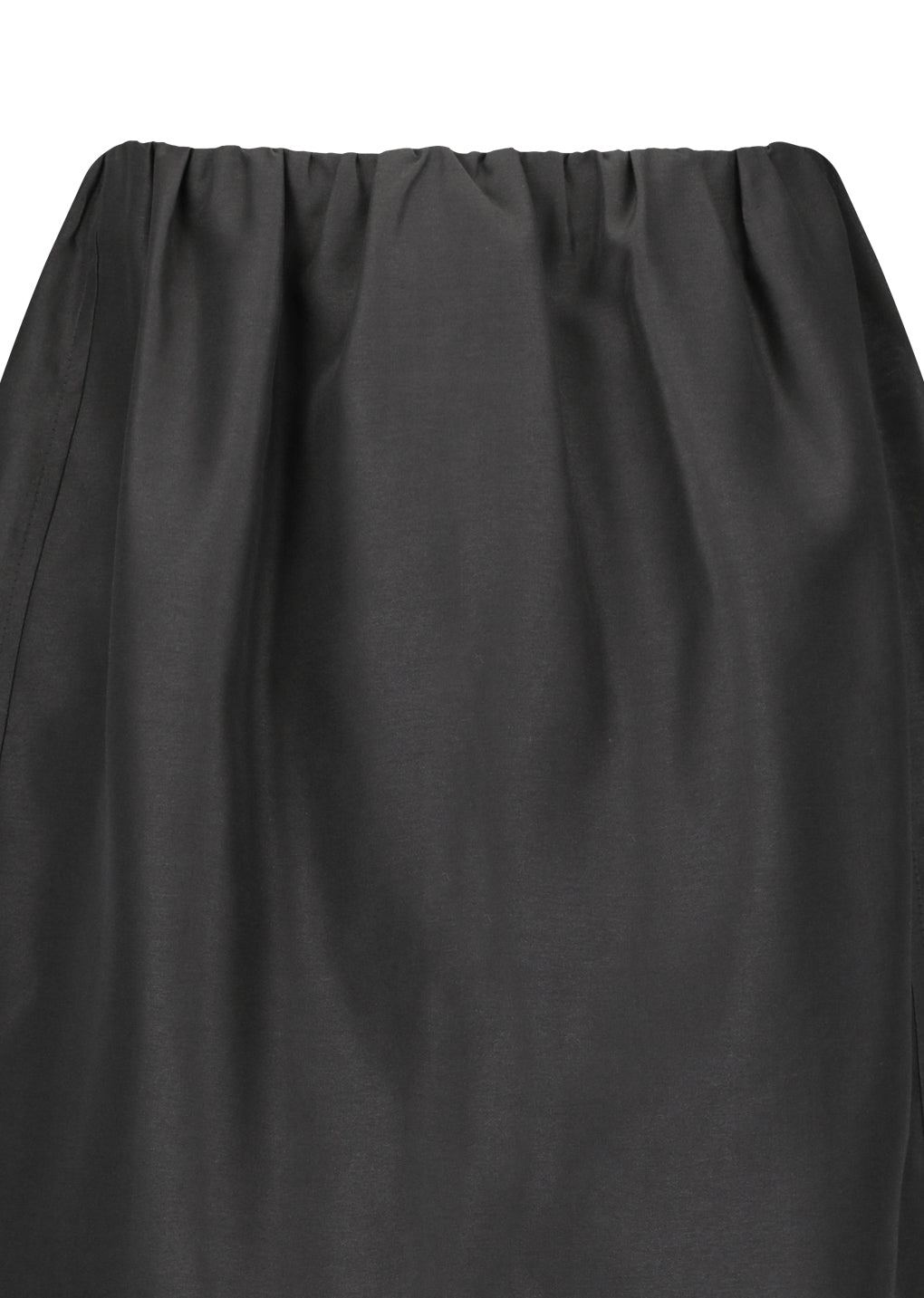 organza layered skirt, charcoal