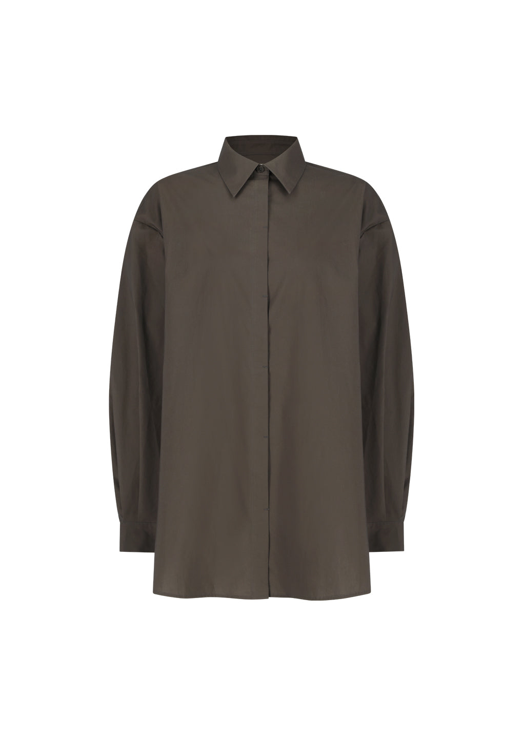 oversized shirts, brown