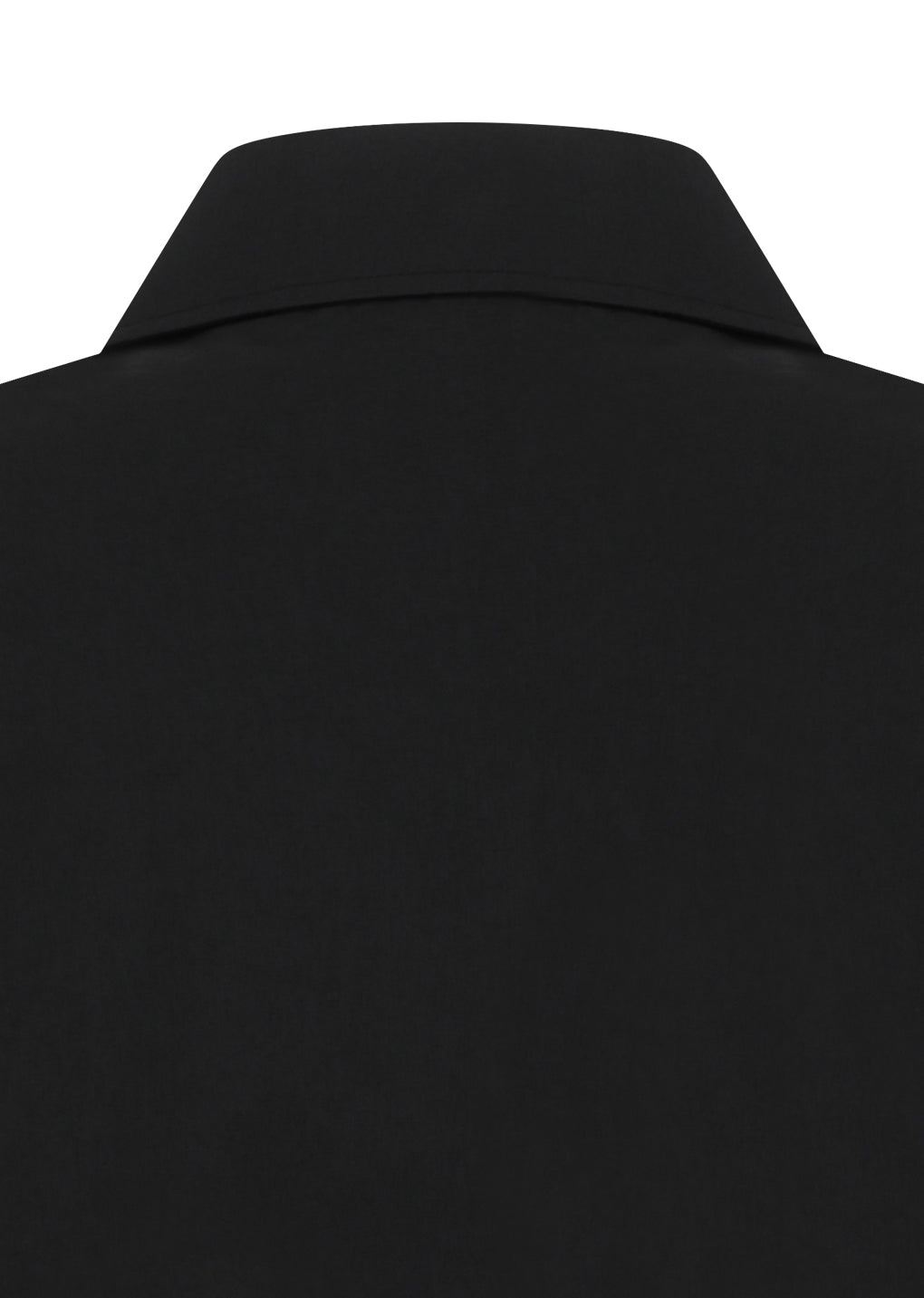 padded cotton nylon jumper, black