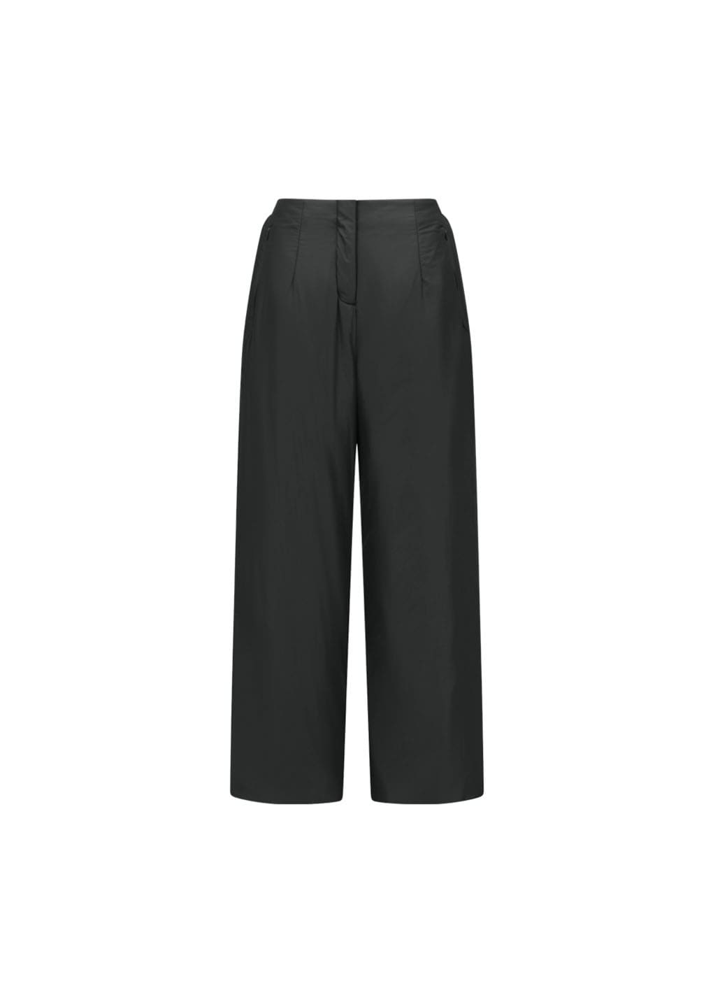 padded volume pants, black
