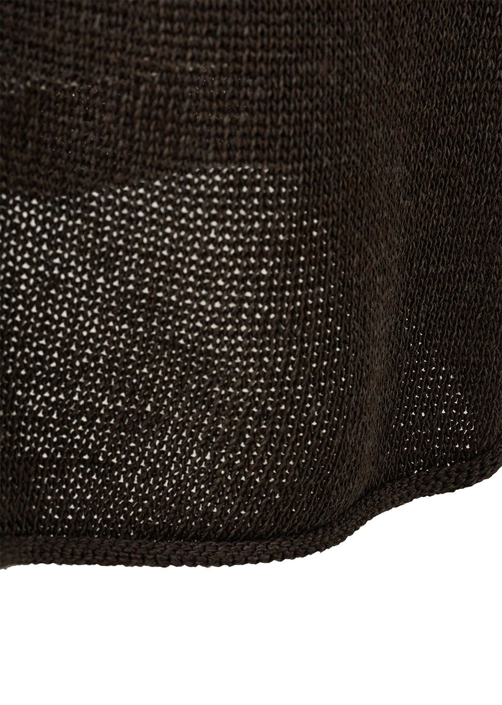 paper yarn pullover, dark brown